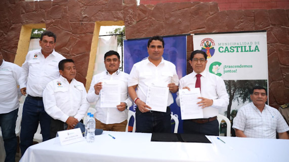GORE Piura: 14 mil pobladores de El Indio se beneficiarán con pistas y veredas