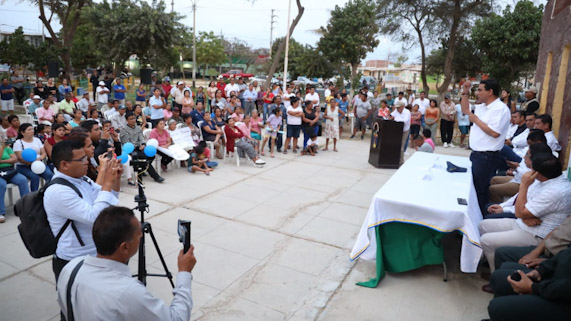 GORE Piura: 14 mil pobladores de El Indio se beneficiarán con pistas y veredas