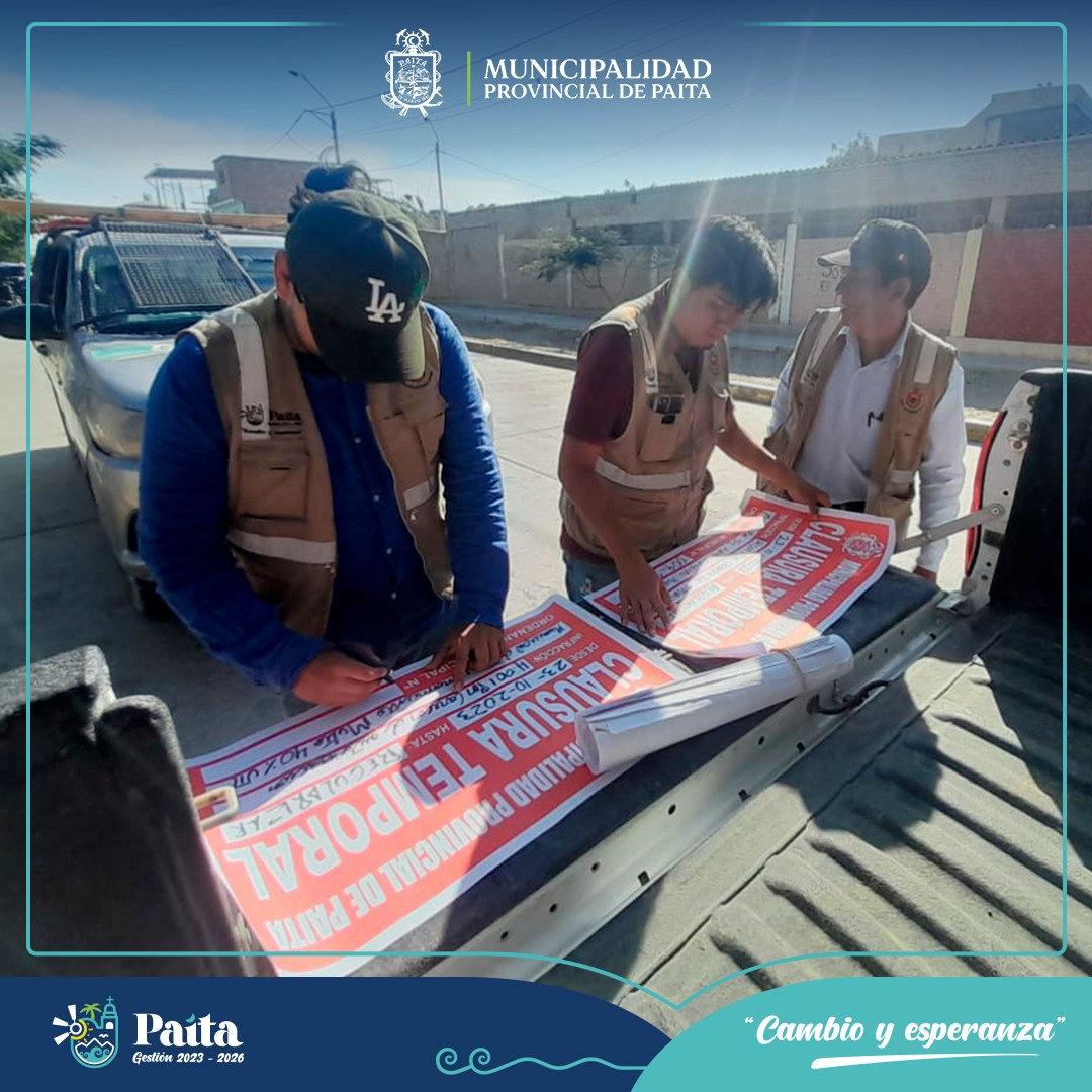 Municipalidad de Paita continúa operativos contra establecimientos que expenden bebidas alcohólicas sin autorización