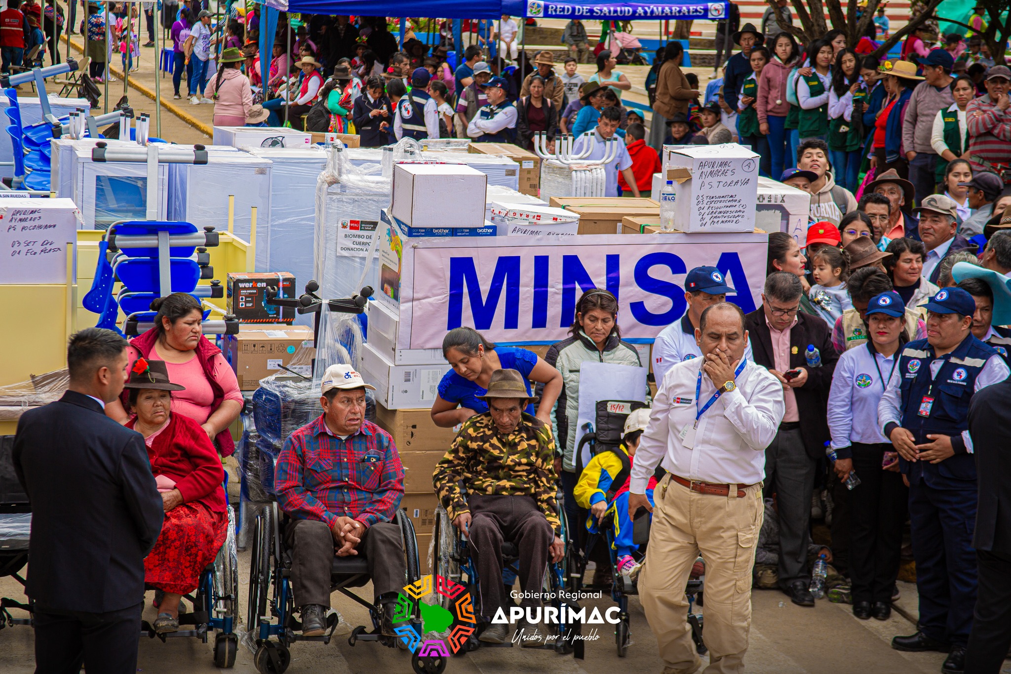 Presidenta de la república Dina Boluarte, ministros y gobernador regional anuncian importantes proyectos con inversión histórica