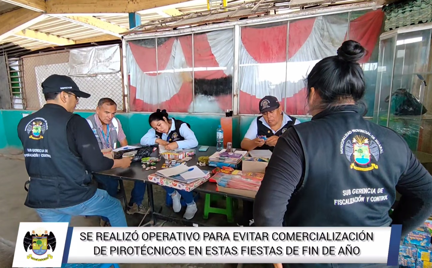Se realiz贸 operativo para evitar comercializaci贸n de pirot茅cnicos en estas fiestas de fin de a帽o