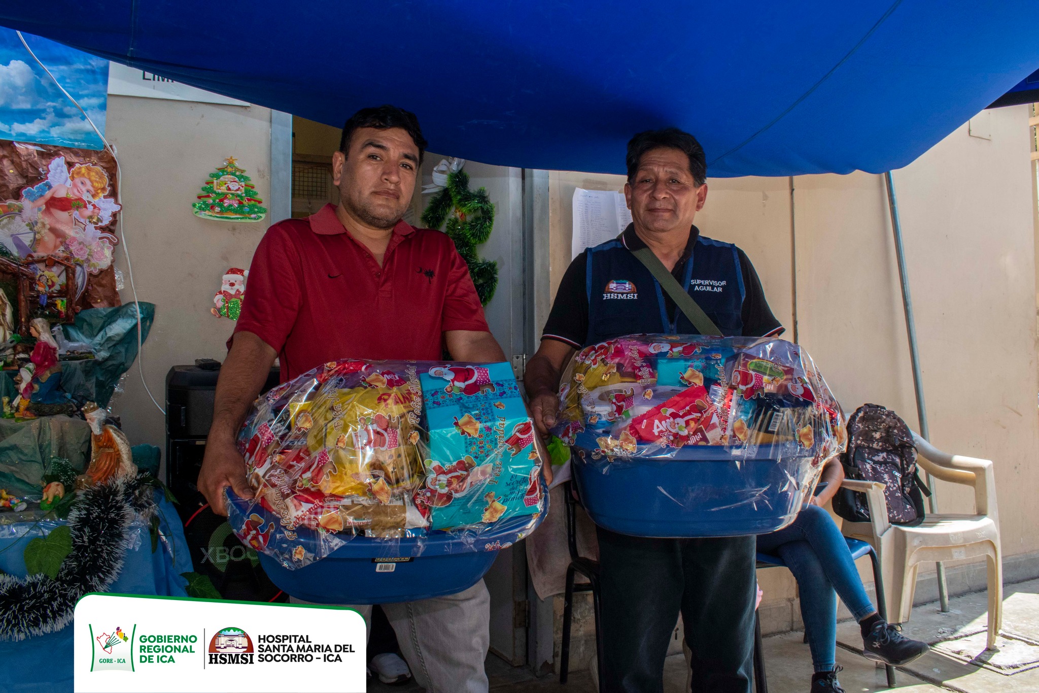 Servicio de Limpieza del HSMSI realizó el tradicional compartir navideño.