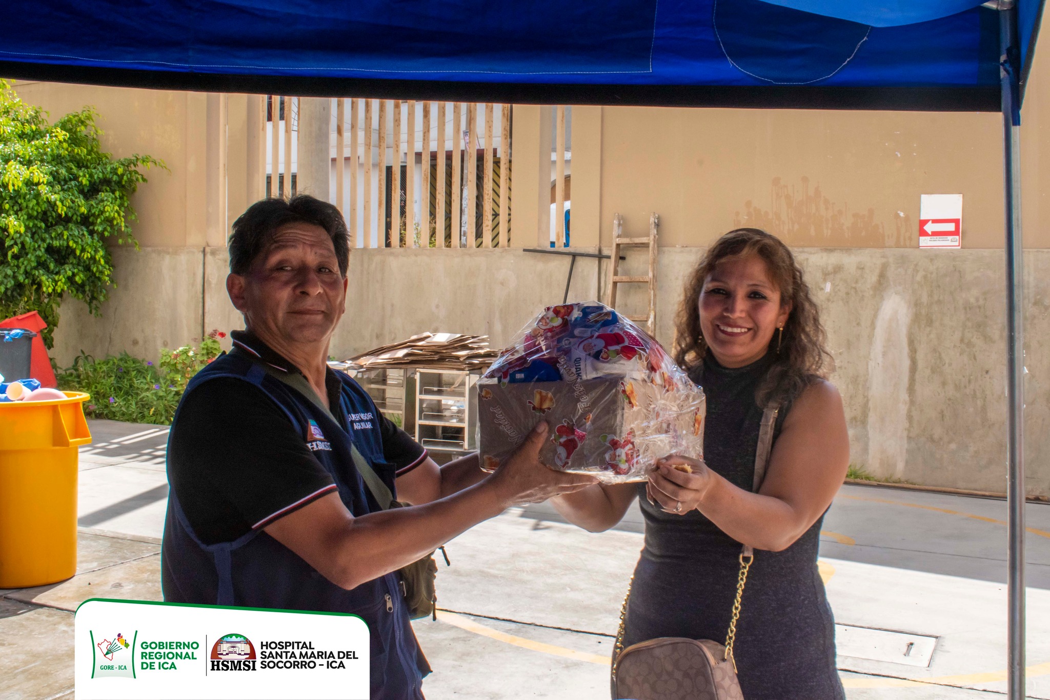 Servicio de Limpieza del HSMSI realizó el tradicional compartir navideño.