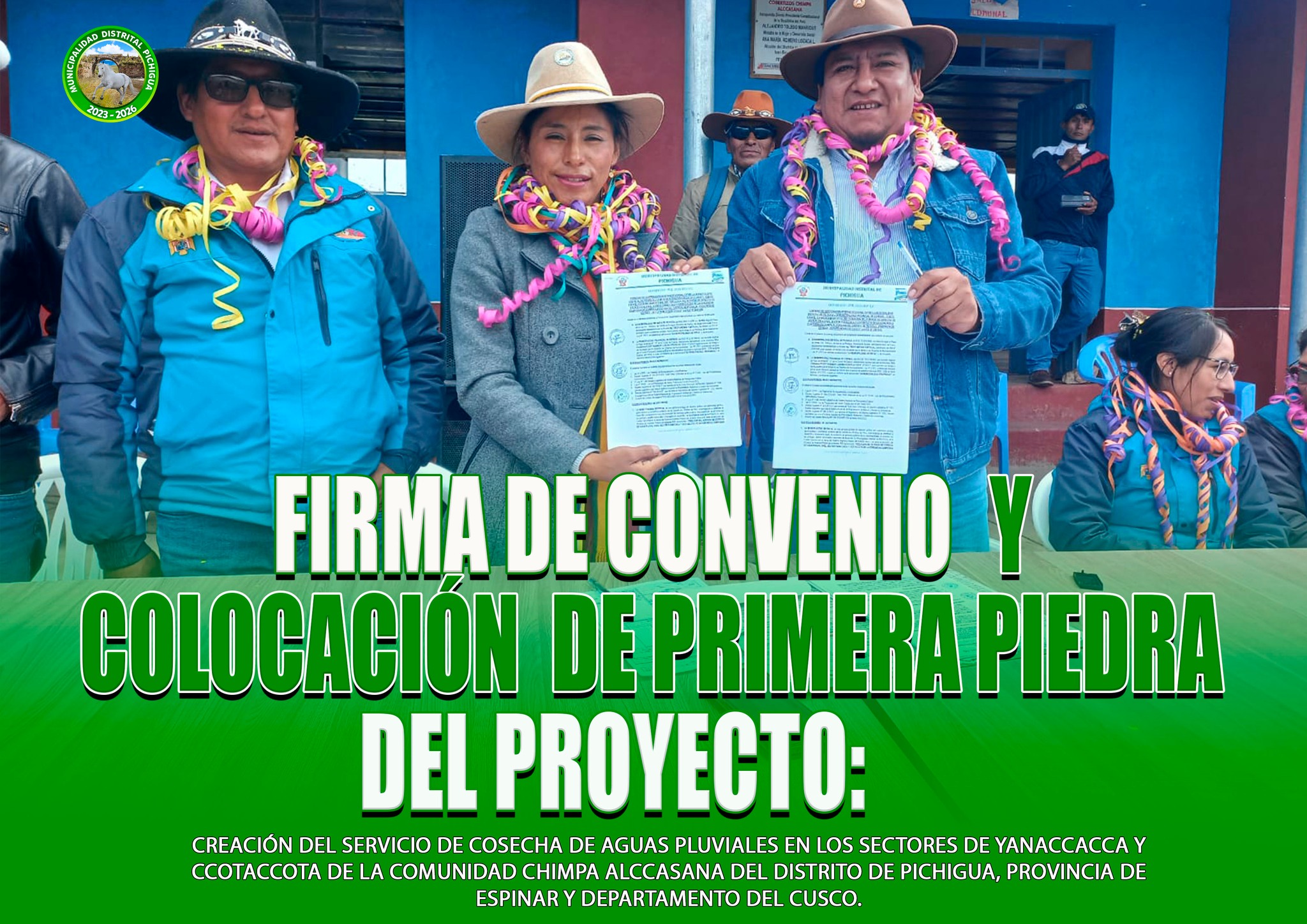 Colocación de la Primera Piedra del Proyecto