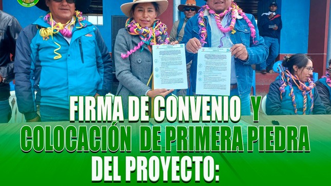 Colocación de la Primera Piedra del Proyecto