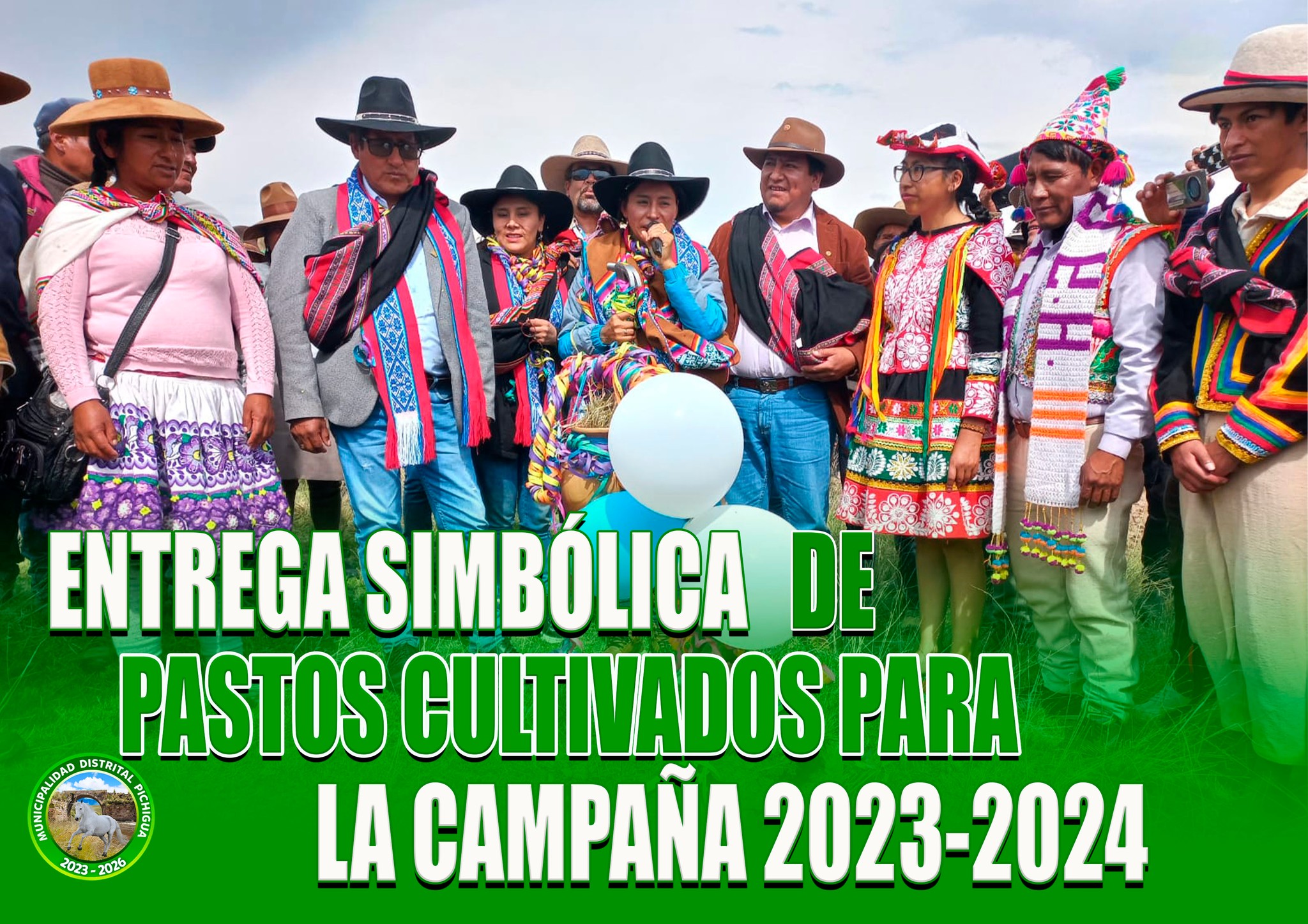 Entrega Simbólica de pastos Cultivados Para la Campaña 2023-2024