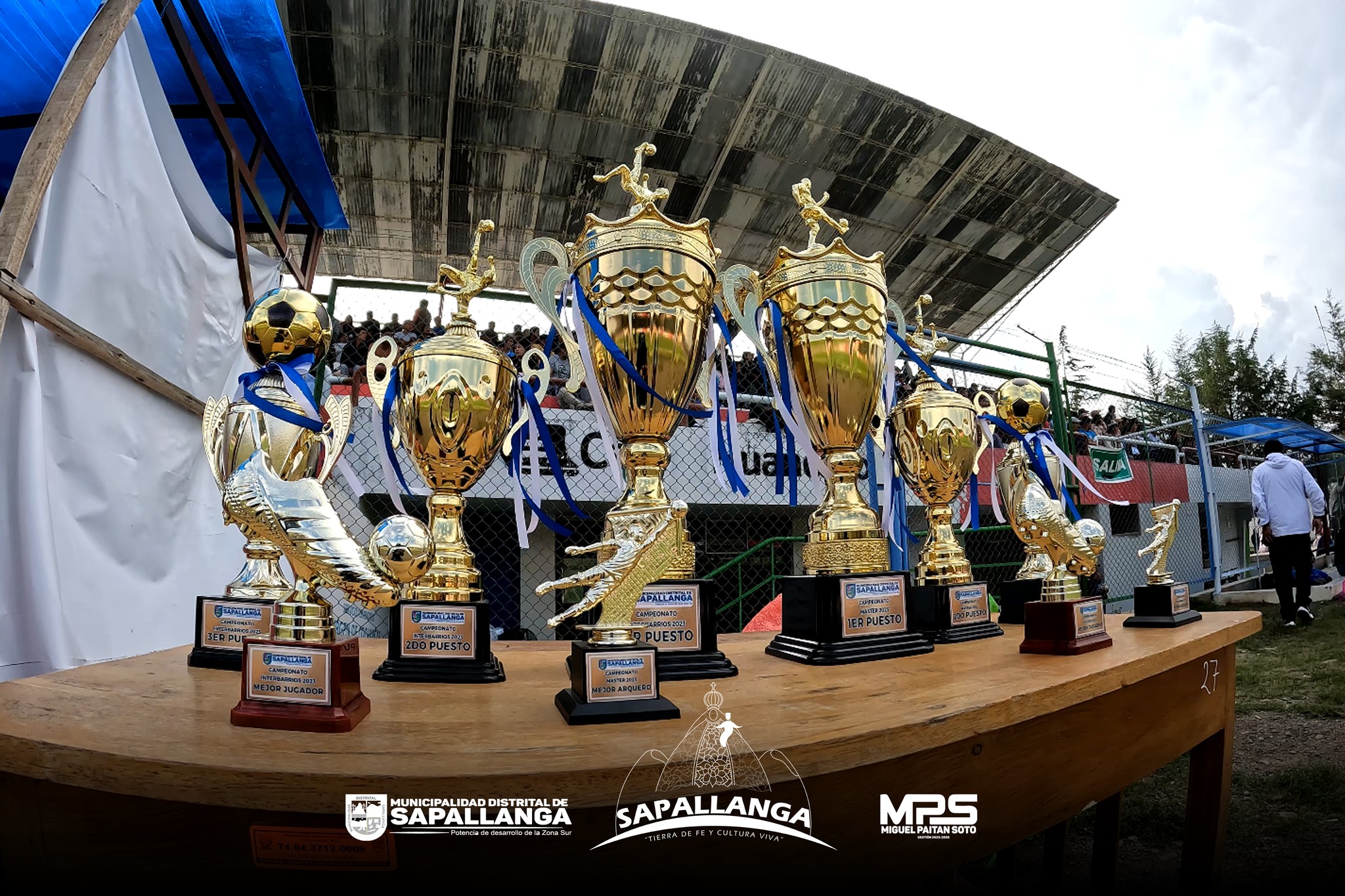 Premiación a los ganadores del Campeonato InterBarrios 2023