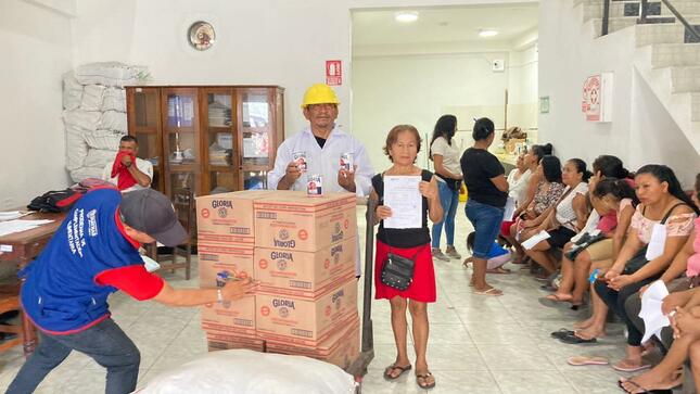Programa Vaso de Leche de Maynas incia hoy entrega de insumos