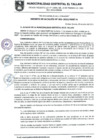 Vista preliminar de documento DECRETO DE ALCALDIA N° 0001-2023-MDET-A