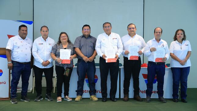 Firman Convenio de Continuidad para Entrega de Balones de Gas de Petroperú a Juntas Vecinales de La Brea, en Piura