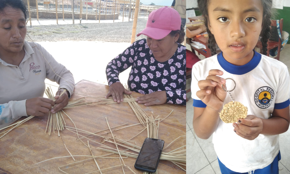 Iniciamos talleres de junco, música, cerámica en Centro Poblado Peñico - valle de Supe