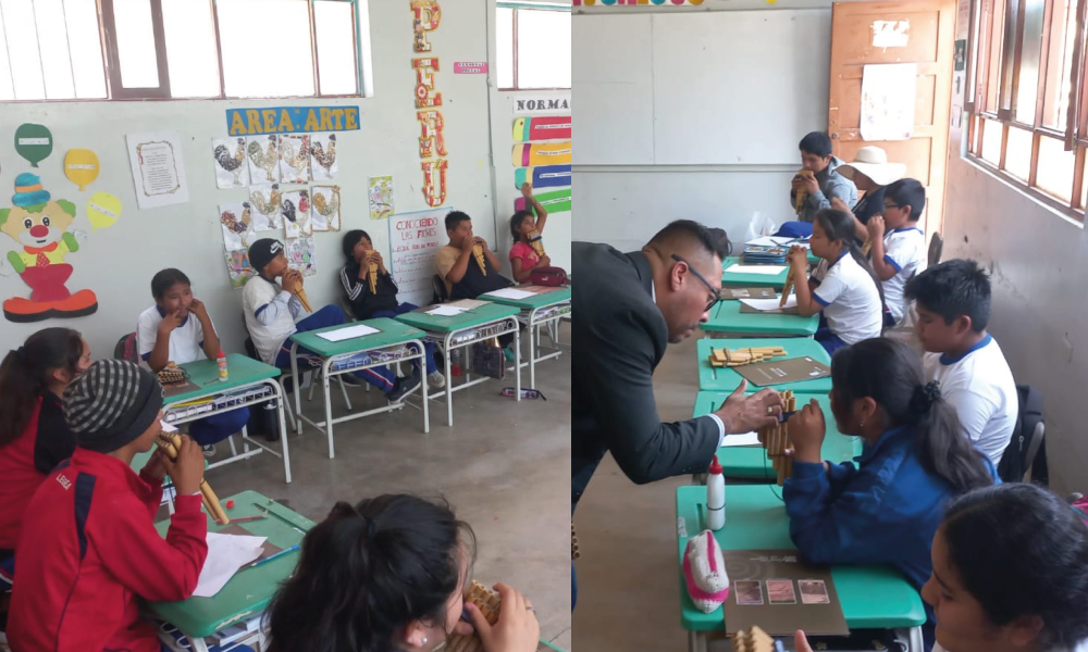 Iniciamos talleres de junco, música, cerámica en Centro Poblado Peñico - valle de Supe