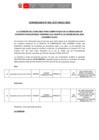 Vista preliminar de documento Comunicado N° 001
