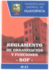 Vista preliminar de documento REGLAMENTO DE ORGANIZACION Y FUNCIONES - ROF