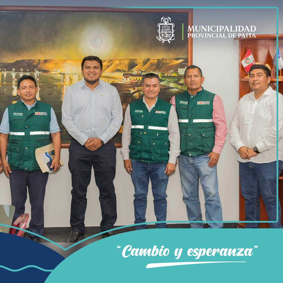 Convenio de cooperación interinstitucional entre SENASA Piura y la Municipalidad de Paita