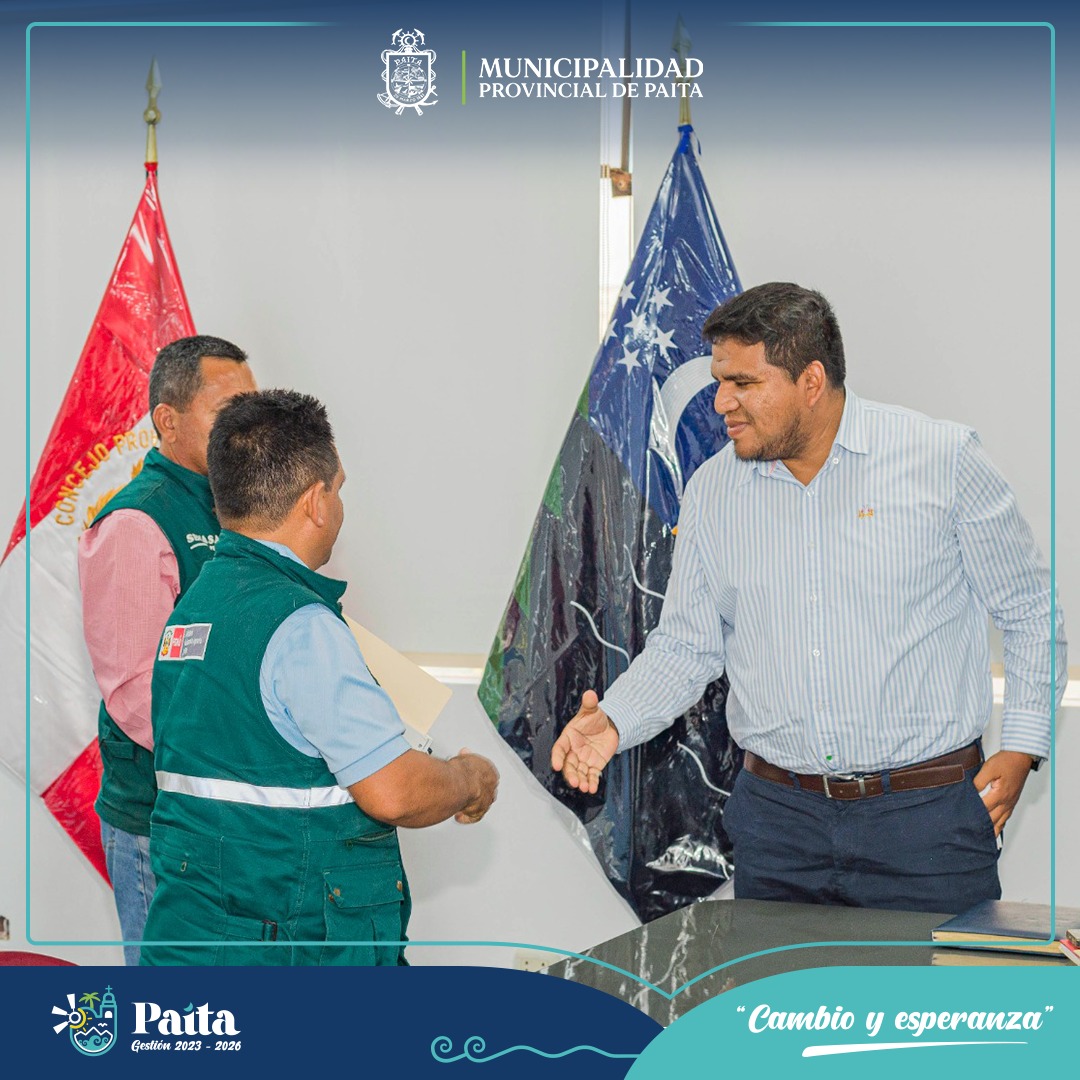 Convenio de cooperación interinstitucional entre SENASA Piura y la Municipalidad de Paita