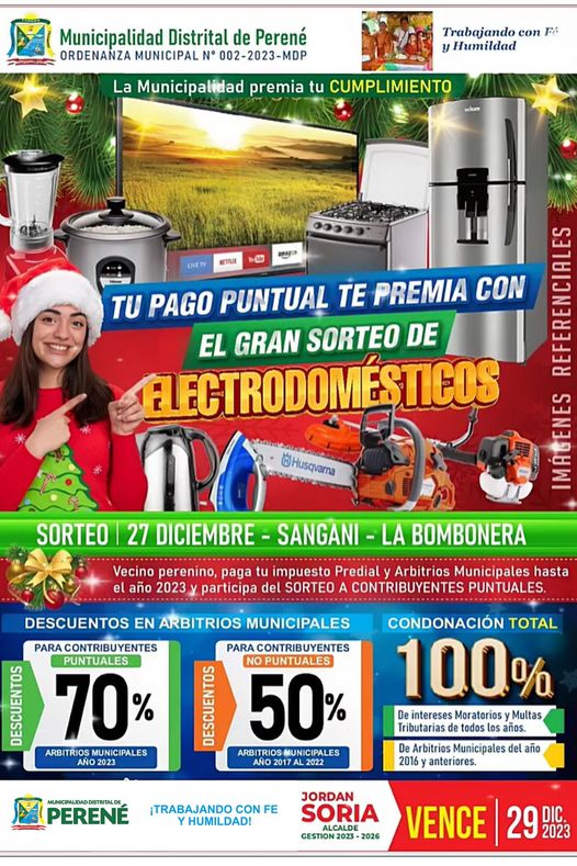 Premiamos tu puntualidad sangani