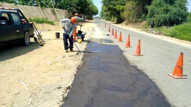 Paita: GORE ejecutó mantenimiento de carretera desde San Jacinto hasta Amotape por S/ 126 mil