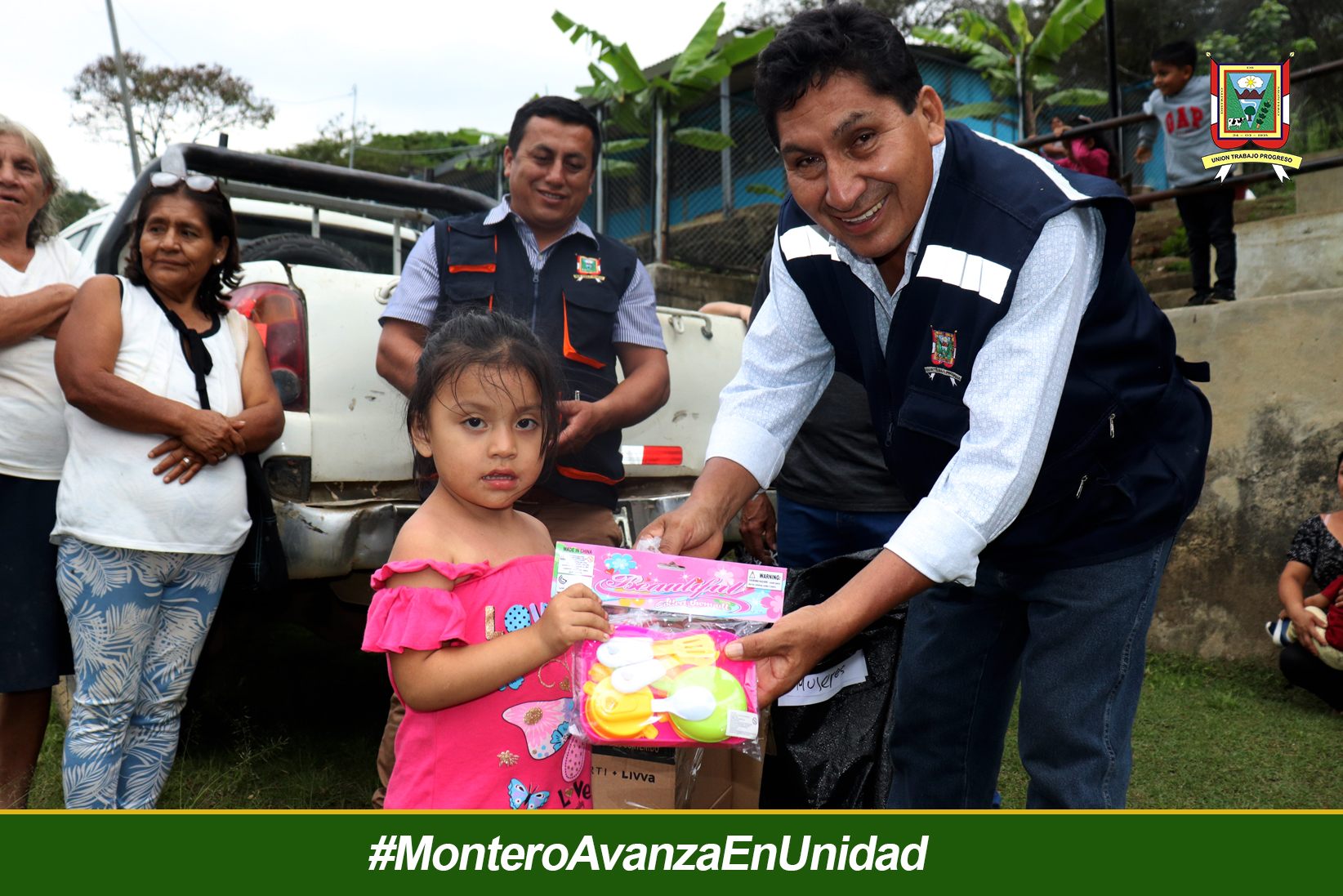 Chocolatada navideña en los caseríos Cuñala y Santa Cruz.