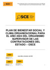 Vista preliminar de documento Anexo - Plan de bienestar social y clima organizacional para el año 2024 del Organismo Supervisor de las Contrataciones del Estado – OSCE