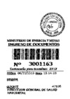 Vista preliminar de documento Expediente Nº 3001163 DIGESA