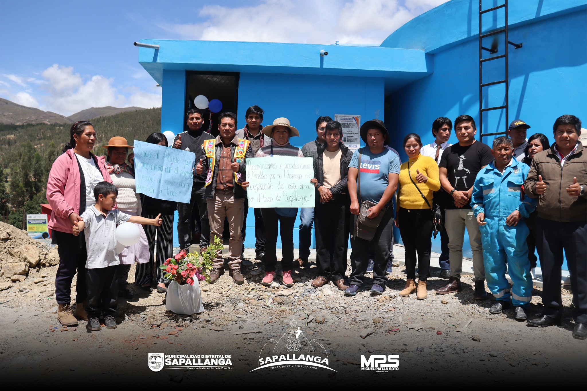 Inauguración de Reservorio y Linea de Conducción de Agua Potable