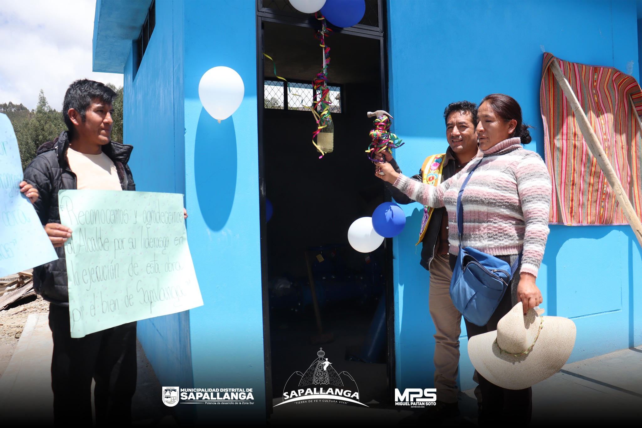 Inauguración de Reservorio y Linea de Conducción de Agua Potable