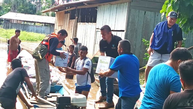 NOTA DE PRENSA N.° 774-2023-ENTREGAN AYUDA HUMANITARIA PARA POBLACIÓN AFECTADA POR INUNDACIÓN EN EL DISTRITO DE NIEVA (AMAZONAS)