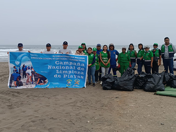CAMPAÑA DE LIMPIEZA DE PLAYAS EN AUCALLAMA.