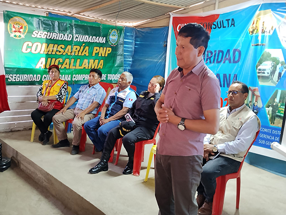 IV Consulta Pública de Seguridad Ciudadana en Aucallama.