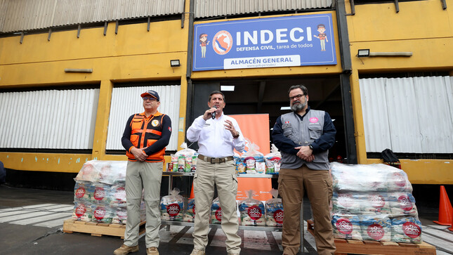 Almacenes de Indeci están dotados para asistir a familias damnificadas por El Niño 