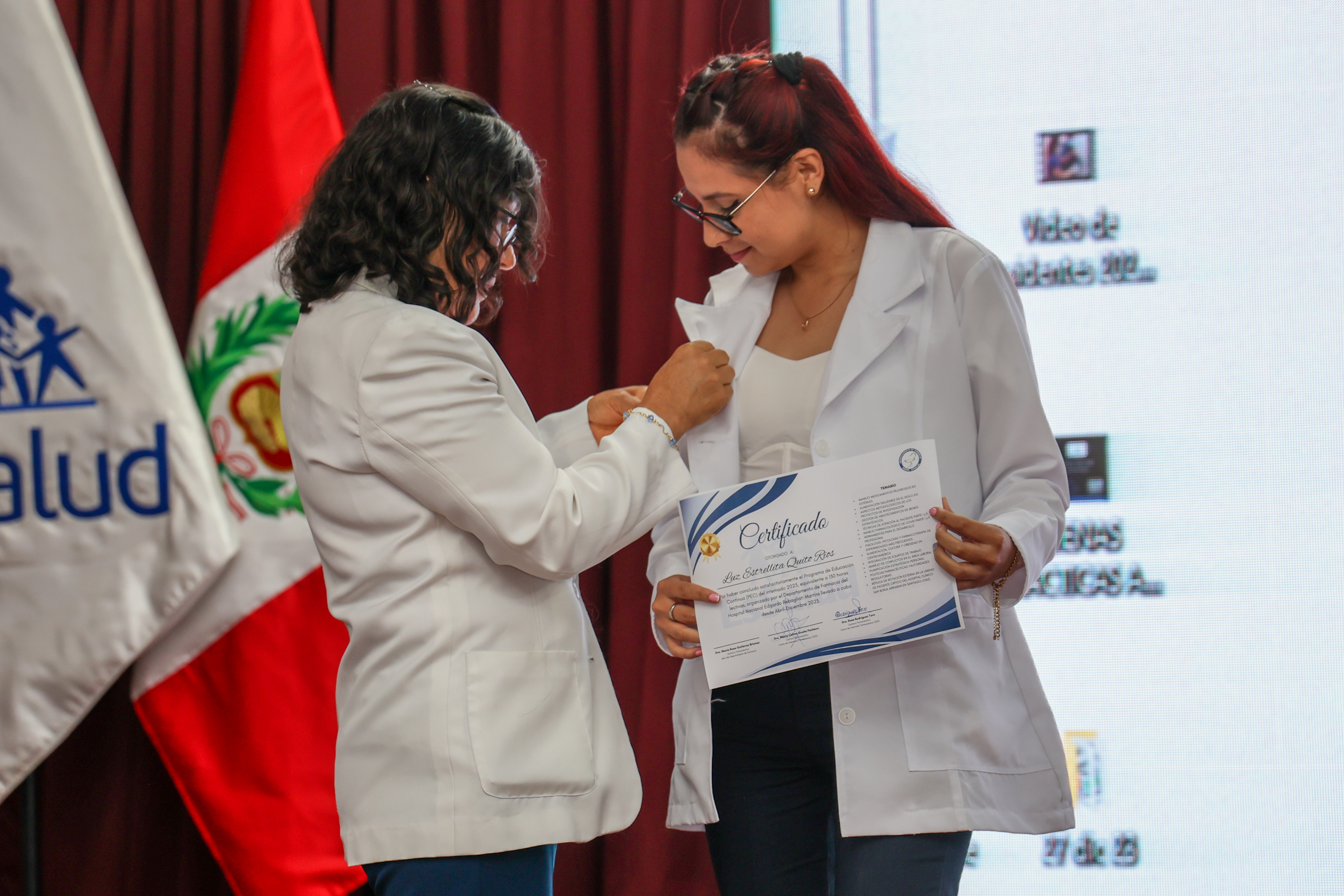 EsSalud Rebagliati realizó ceremonia de clausura para internos de farmacia