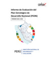 Vista preliminar de documento CEPLAN - Informe de cierre del Plan Estratégico de Desarrollo Nacional al 2021