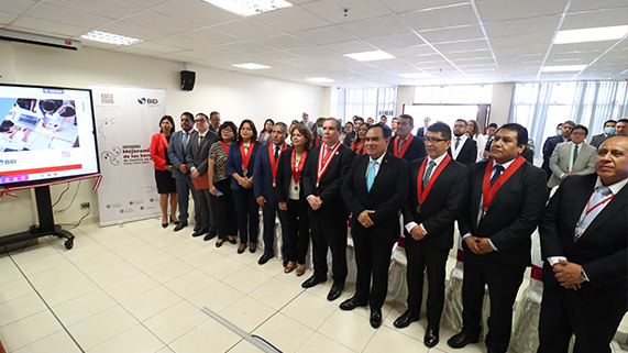 Jueces del Callao participaron en la inauguración de la sala de audiendias inteligente piloto en el Callao