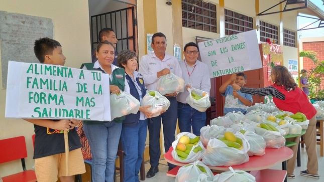 Entrega de alimentos frescos