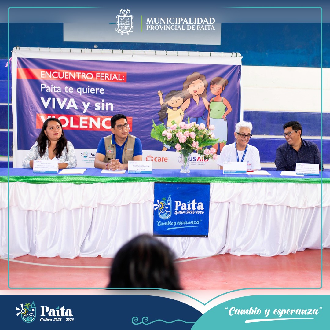 Encuentro ferial “Paita te quiere viva y sin violencia”