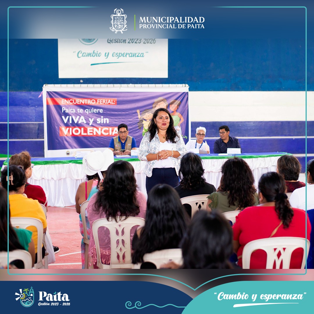 Encuentro ferial “Paita te quiere viva y sin violencia”