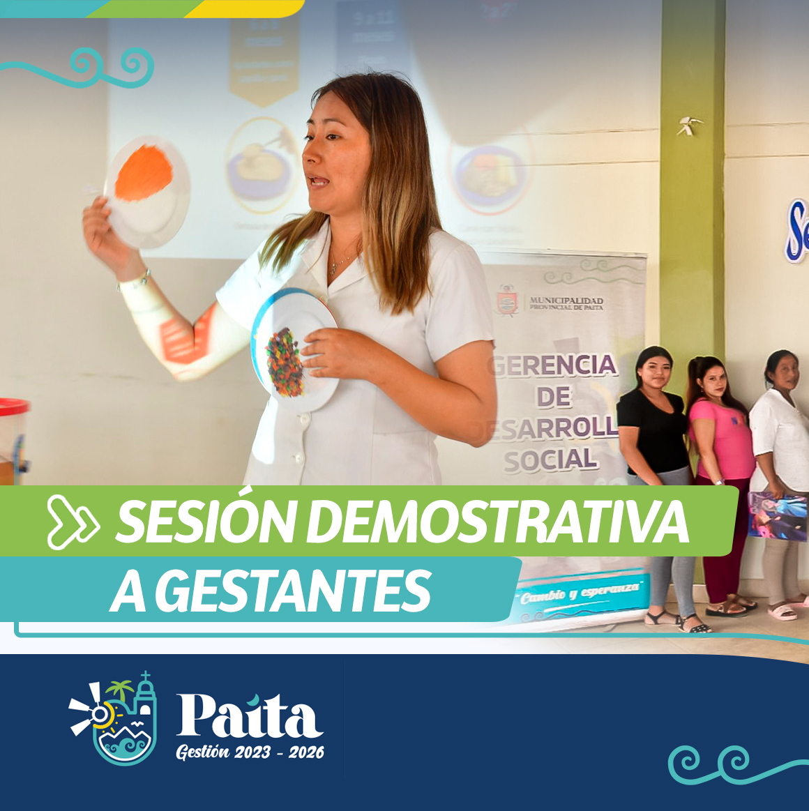 Sesión demostrativa a gestantes