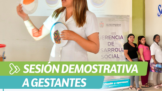 Sesión demostrativa a gestantes