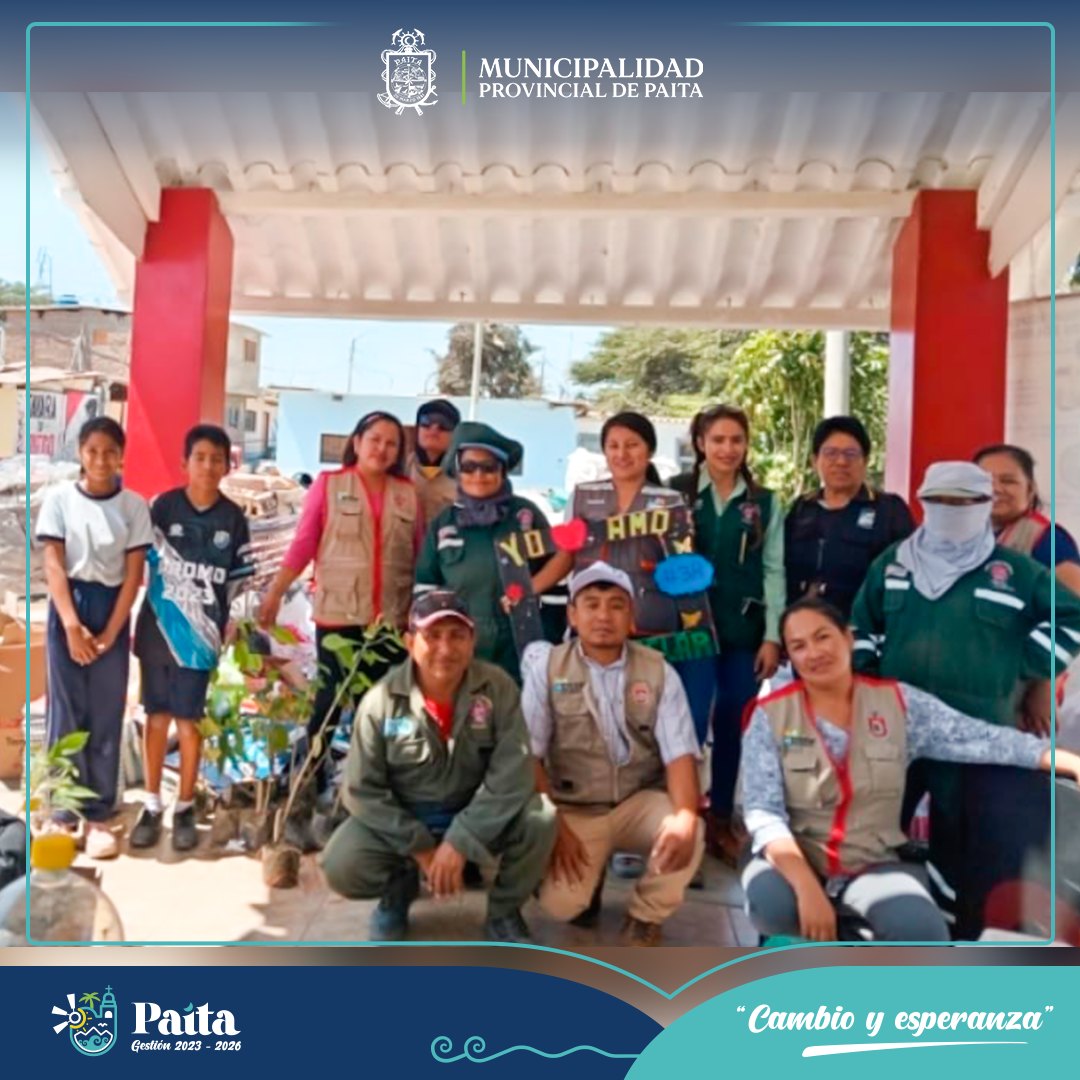Municipalidad de Paita recolectó más de 3 toneladas de residuos reciclables en san lucas de Colán y Yacila
