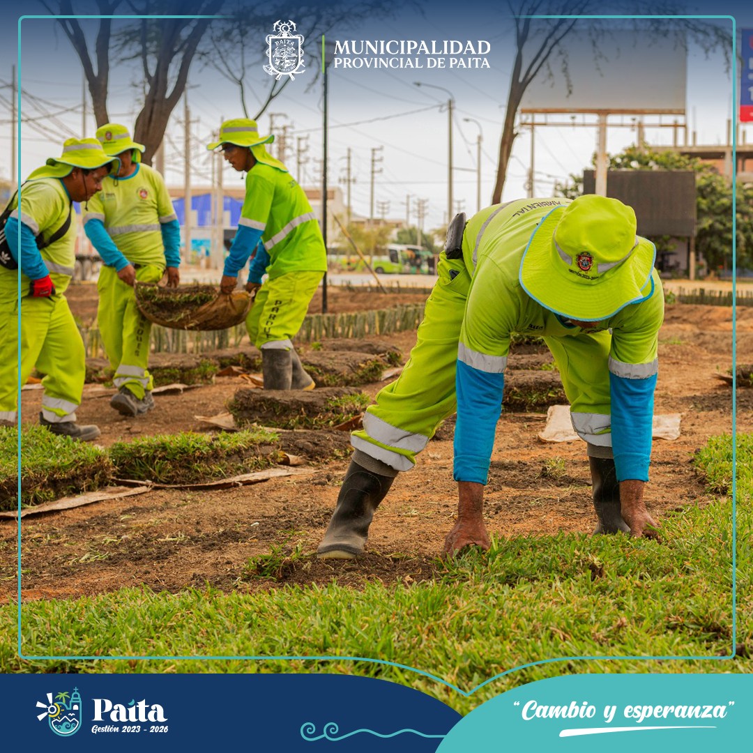 ¡La mancha verde se expande en Paita mientras recuperamos espacios públicos!