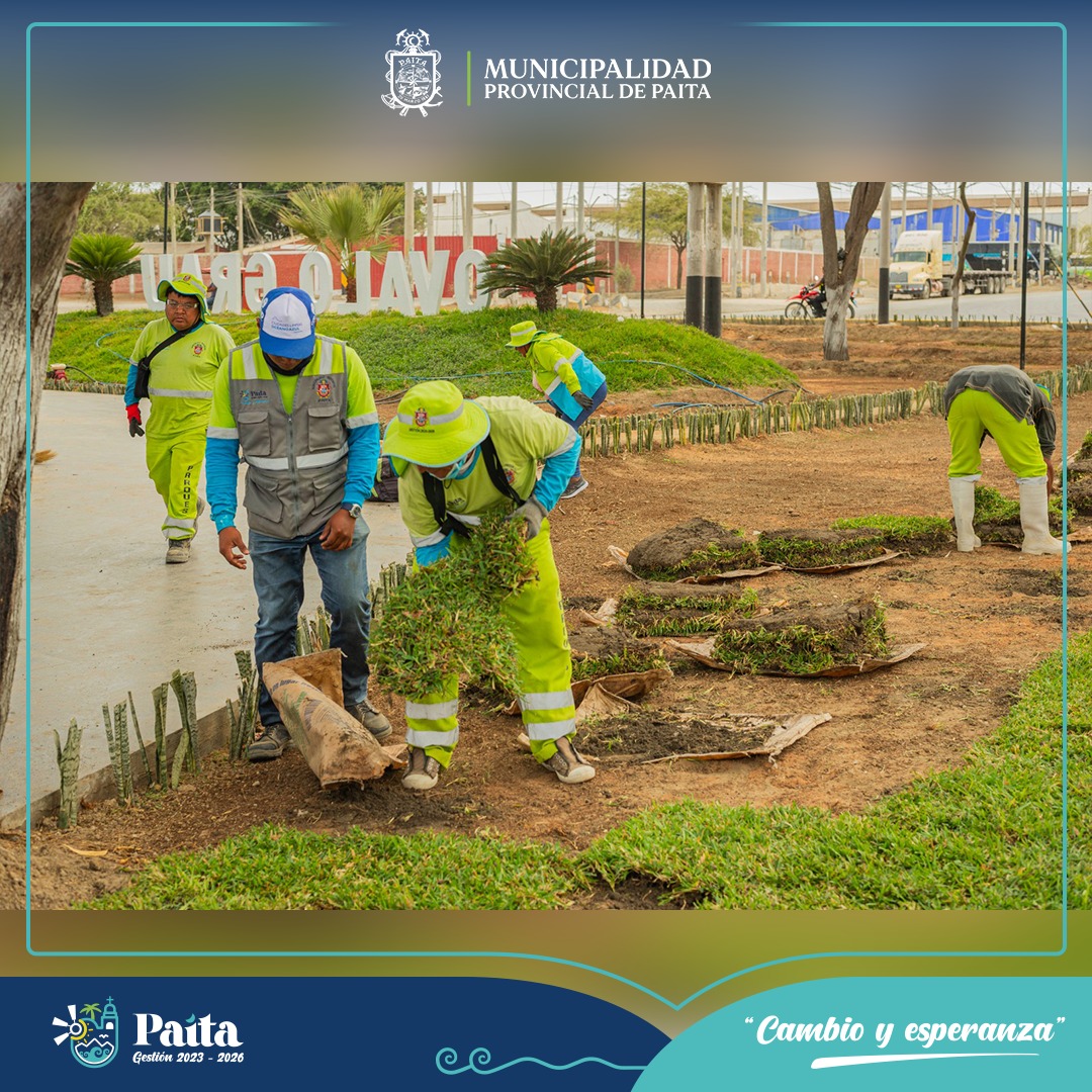 ¡La mancha verde se expande en Paita mientras recuperamos espacios públicos!