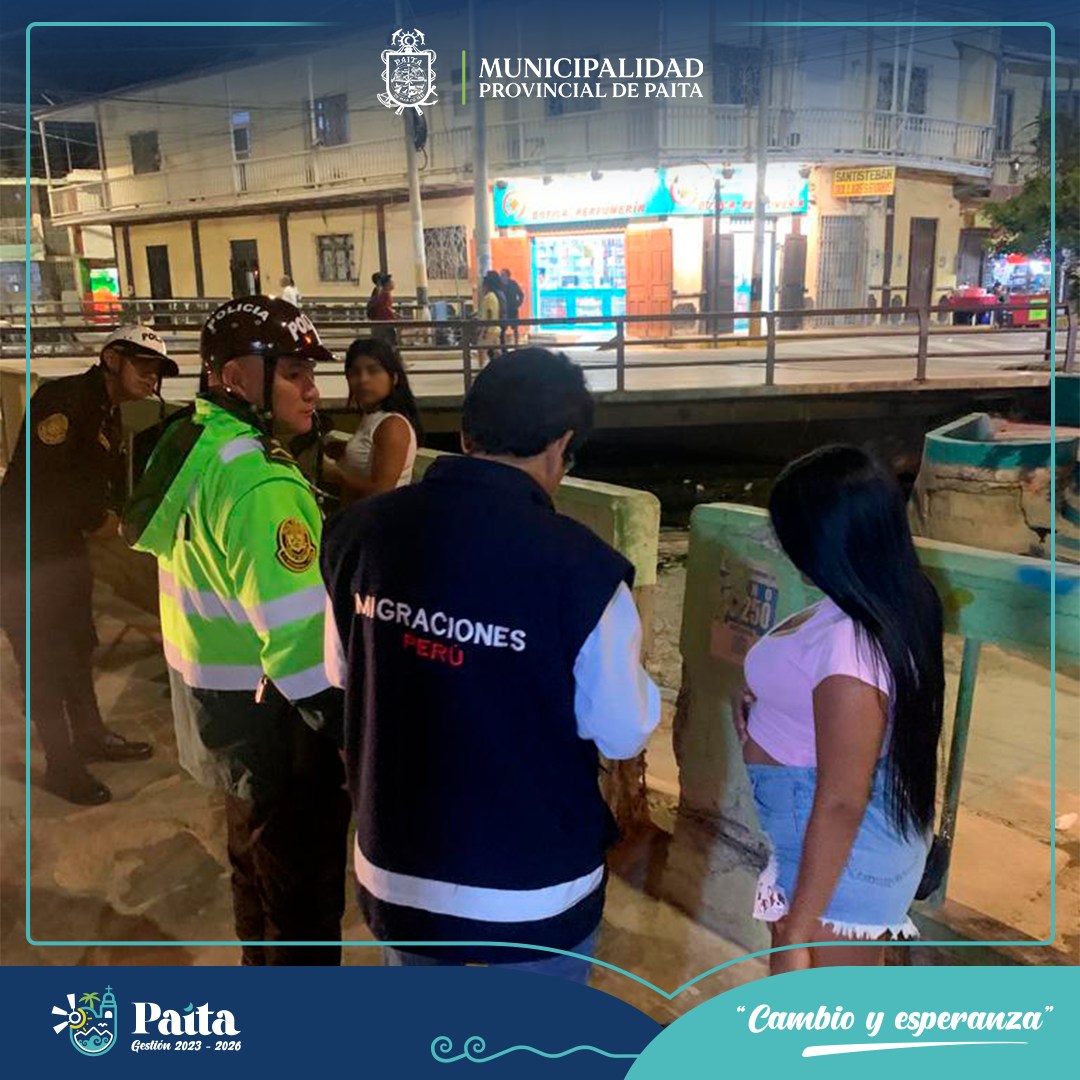  Municipalidad de Paita en acción: operativos conjuntos para el orden y cumplimiento normativo en la ciudad