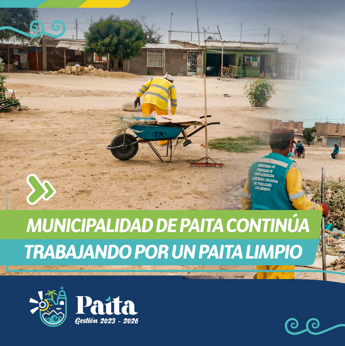 Municipalidad de Paita continúa trabajando por un Paita limpio