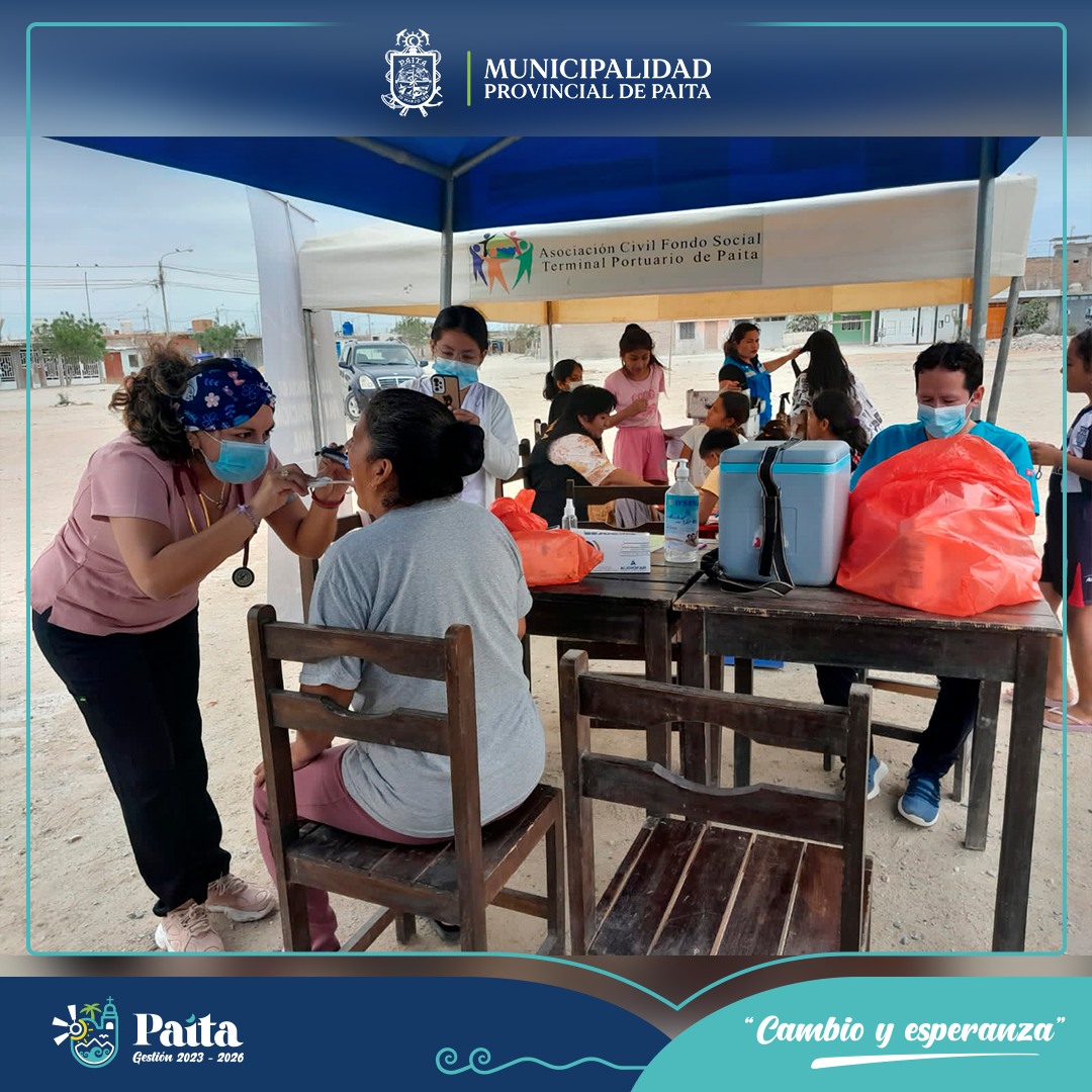 Municipalidad de Paita presente en el Asentamiento Humano Ramón Castilla