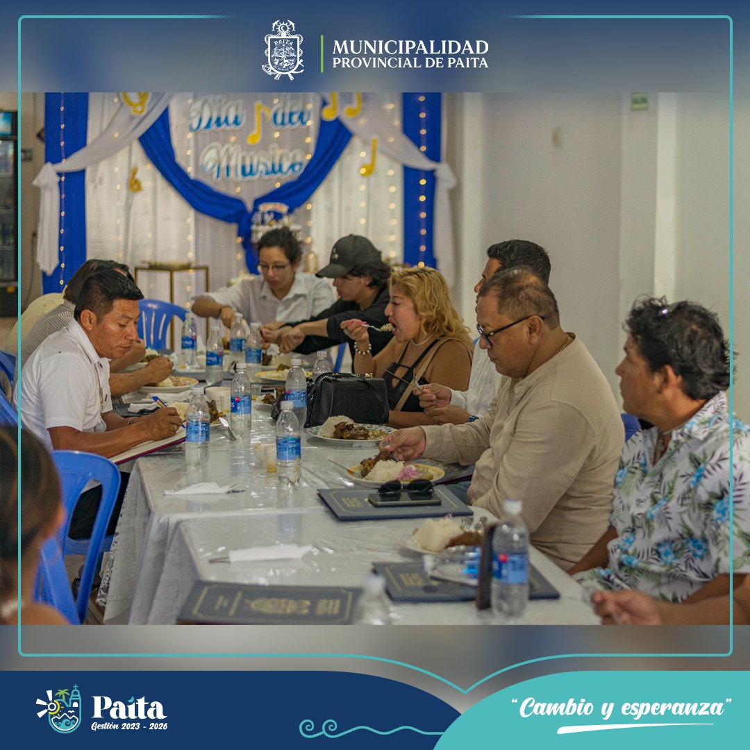 Reconocimiento musical: Municipalidad de Paita celebra el día del músico con ASPAM
