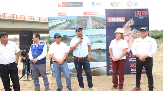 GORE Piura: Ministra de Agricultura anuncia que proyecto Alto Piura está asegurado para el 2024
