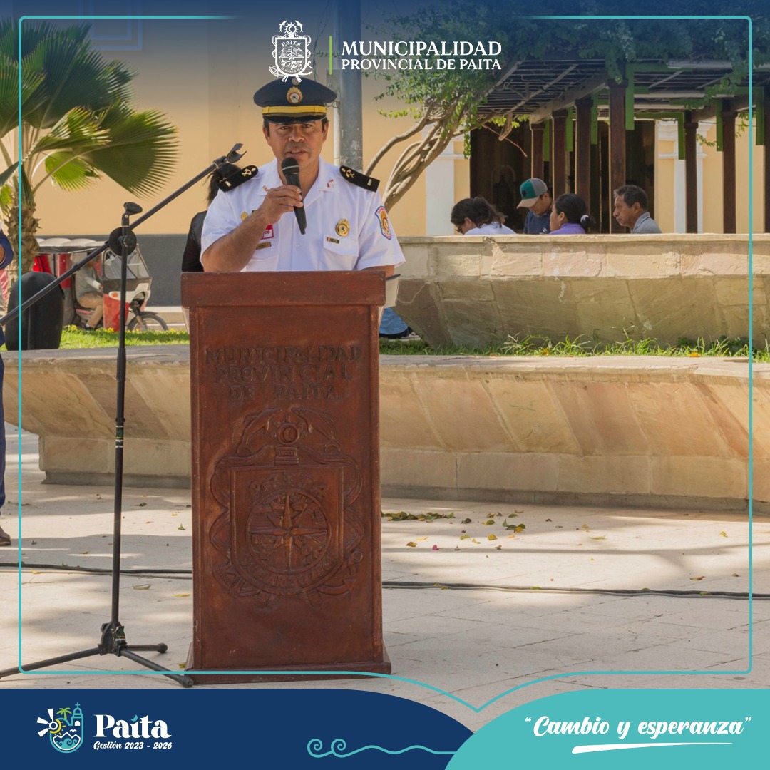 La MPP celebra el 163° aniversario de la primera compañía de bomberos de Paita en el Perú