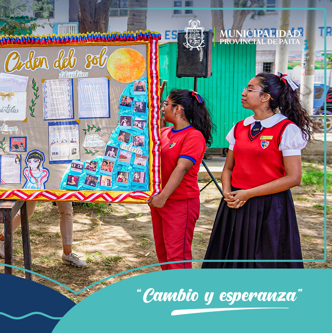 ¡Éxito en el concurso escolar de periódicos murales "Manuelita la libertadora" en playa el toril!