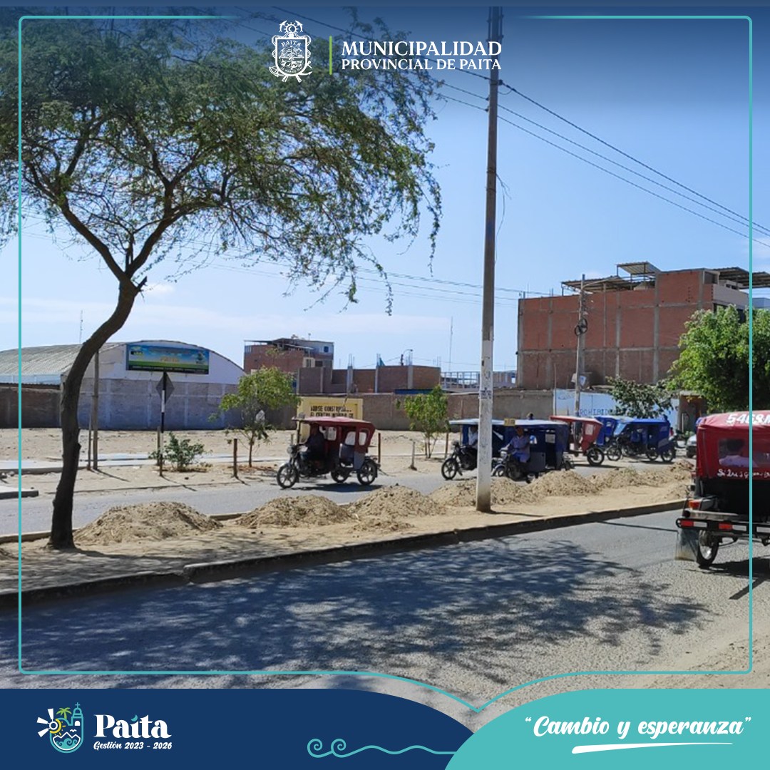 Compromiso verde: Embellecimiento de espacios públicos en Paita